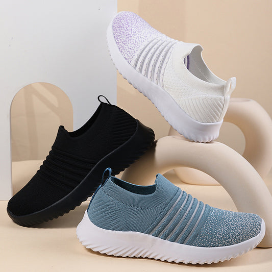 Women's Light Soft Bottom Casual Cool Breathable Comfortable Mesh Sneaker